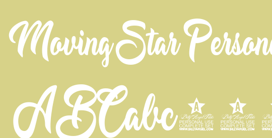 Moving Star Personal Use