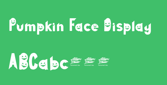 Pumpkin Face Display