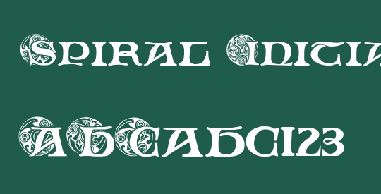 Spiral Initials