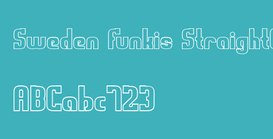 Sweden Funkis StraightOutlined