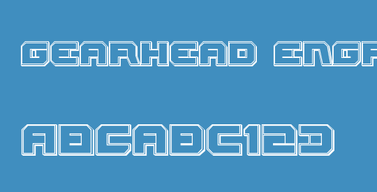 Gearhead Engraved