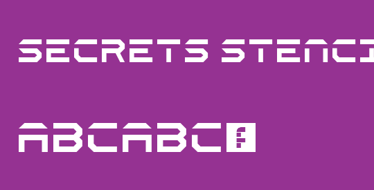 Secrets Stencil