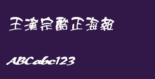 王漢宗酷正海報