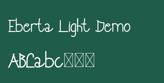 Eberta Light Demo