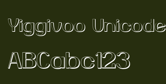 Yiggivoo Unicode 3D