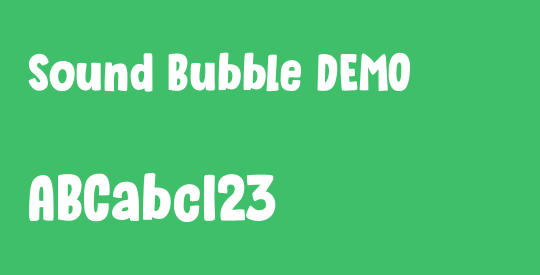 Sound Bubble DEMO