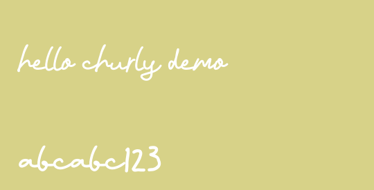 hello churly demo