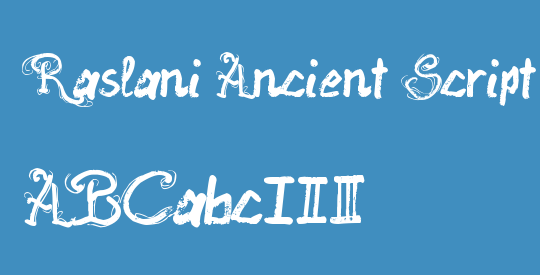 Raslani Ancient Script