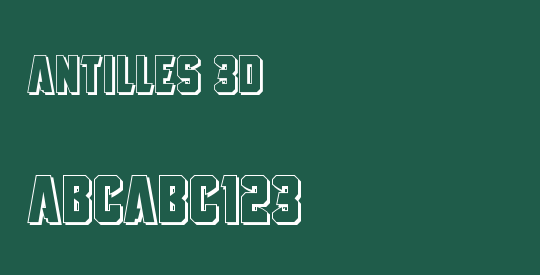 Antilles 3D