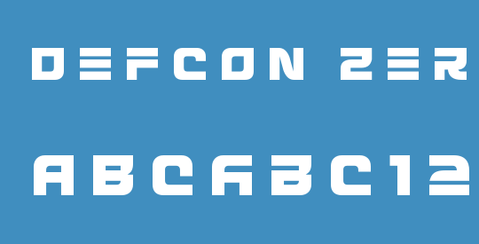 Defcon Zero Title