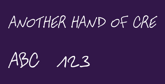 ANOTHER HAND OF CRE