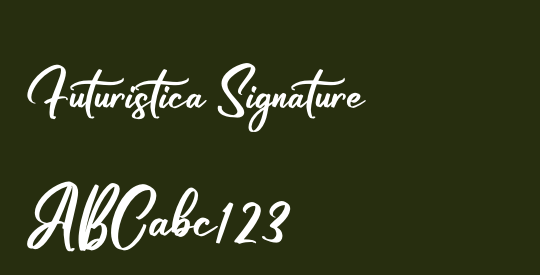 Futuristica Signature