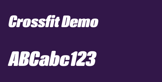 Crossfit Demo