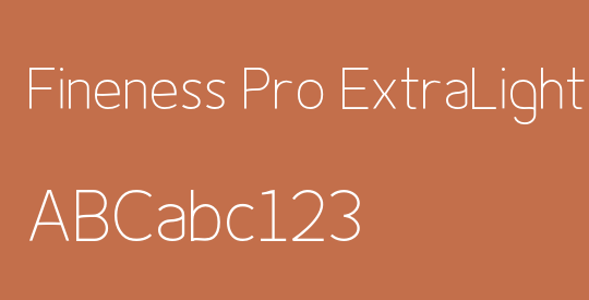 Fineness Pro ExtraLight