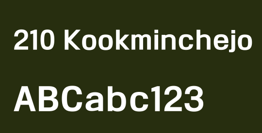 210 Kookminchejo B