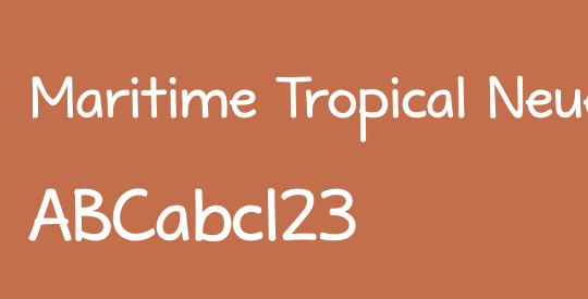 Maritime Tropical Neue