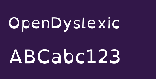 OpenDyslexic
