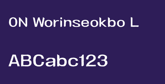 ON Worinseokbo L