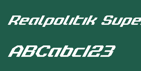 Realpolitik Super-Italic