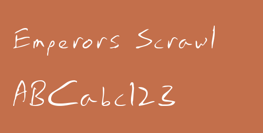 Emperors Scrawl