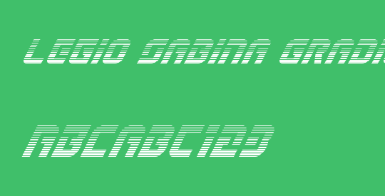 Legio Sabina Gradient Italic
