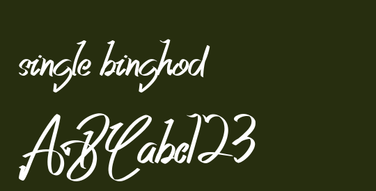 single binghod