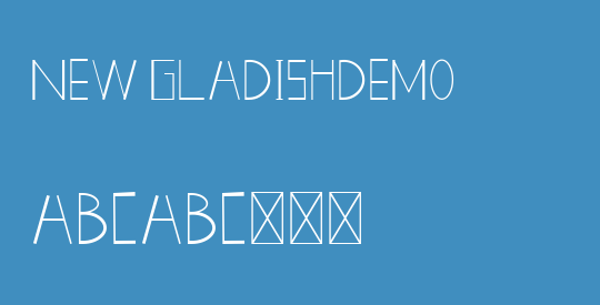 New GLADISHdemo