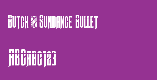 Butch & Sundance Bullet