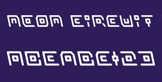 Neon Circuit Leftalic