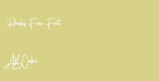 Rhodes Free Font