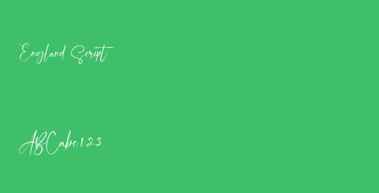 England Script