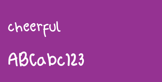 cheerful