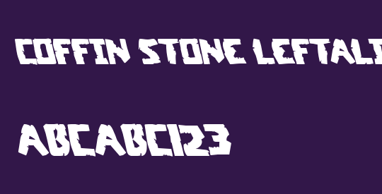 Coffin Stone Leftalic