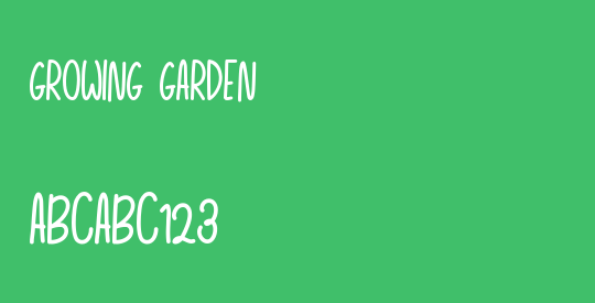 Growing Garden