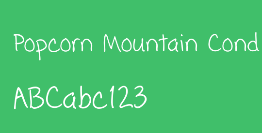 Popcorn Mountain Cond