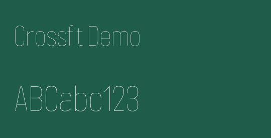 Crossfit Demo