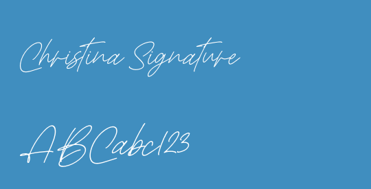 Christina Signature