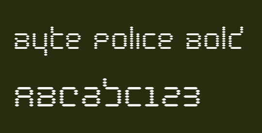 Byte Police Bold