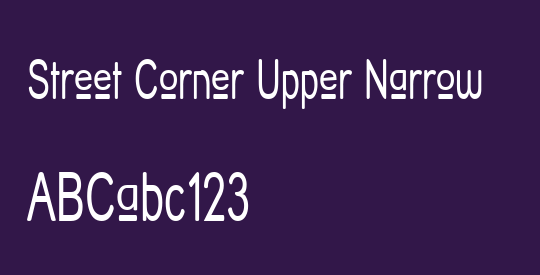 Street Corner Upper Narrow