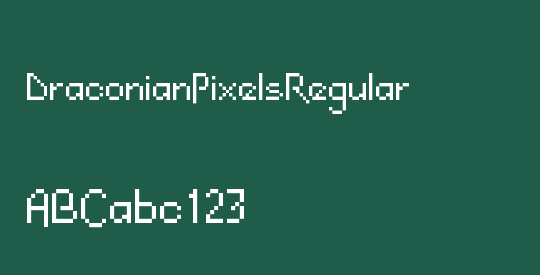 DraconianPixelsRegular