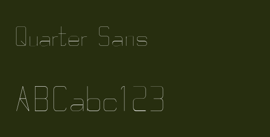 Quarter Sans