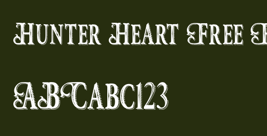 Hunter Heart Free Font