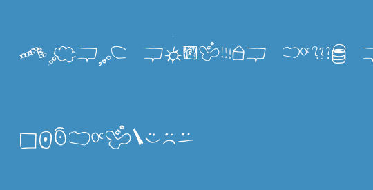 just symbols and stuff