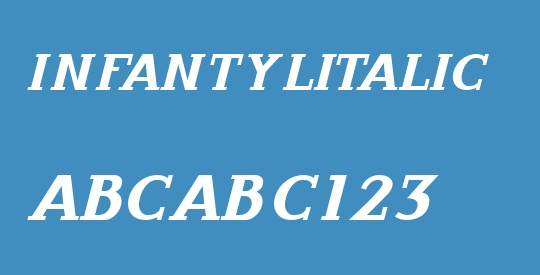 InfantylItalic