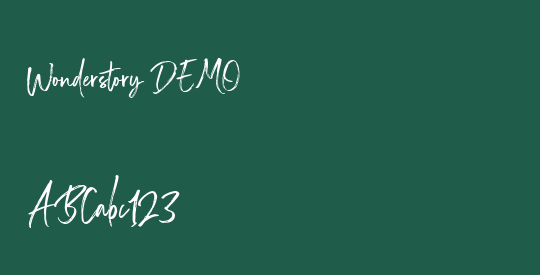 Wonderstory DEMO