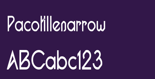 Pacotillenarrow