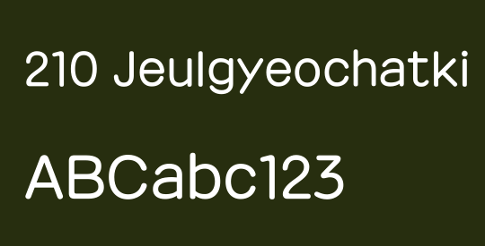 210 Jeulgyeochatki L