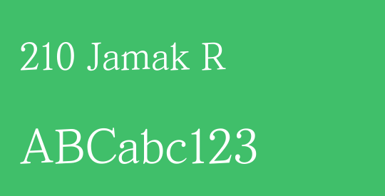 210 Jamak R