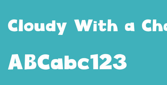 Cloudy With a Chance of Love