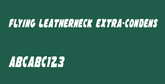 Flying Leatherneck Extra-condensed
